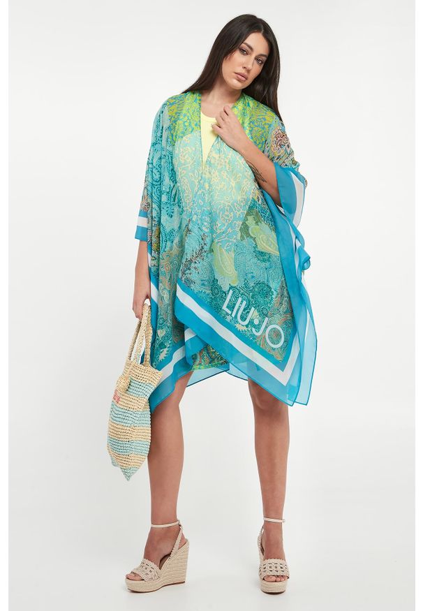 Liu Jo - Narzutka plażowa z wzorem paisley LIU JO. Okazja: na plażę. Wzór: paisley