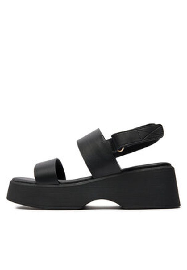 Aldo Sandały Thilda 13734051 Czarny. Kolor: czarny. Materiał: skóra