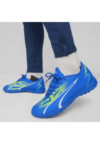 Puma - Buty piłkarskie męskie PUMA Ultra Play TF. Kolor: zielony, biały, wielokolorowy, niebieski. Sport: piłka nożna