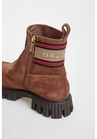 Baldinini - Botki damskie zamszowe BALDININI. Materiał: zamsz #3