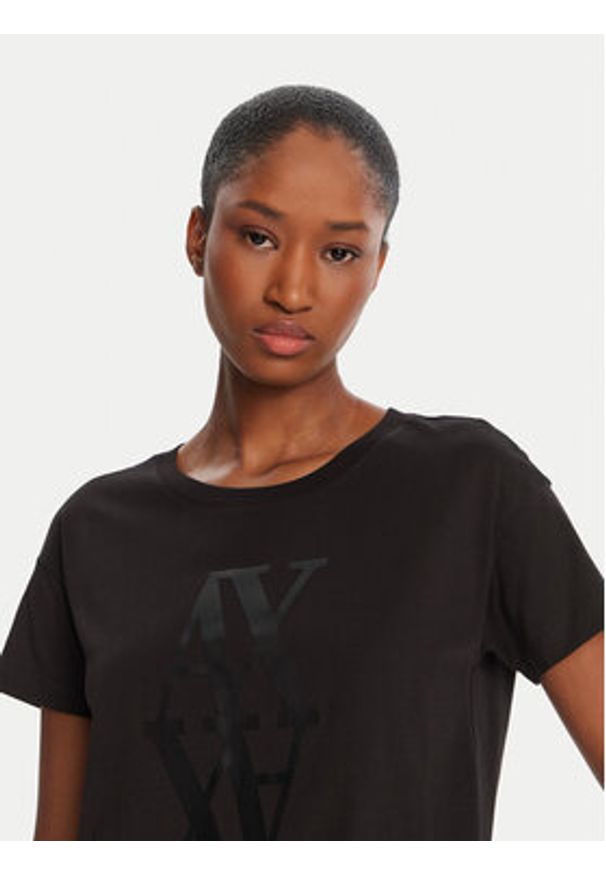 Armani Exchange T-Shirt XW001373 AF10356 UC001 Czarny Regular Fit. Kolor: czarny. Materiał: bawełna