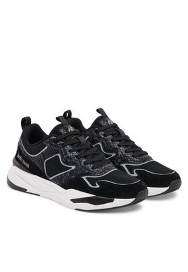 Just Cavalli Sneakersy Fondo Nevada Dis 2 79QA3SD1 ZSD37 Czarny. Kolor: czarny. Materiał: materiał