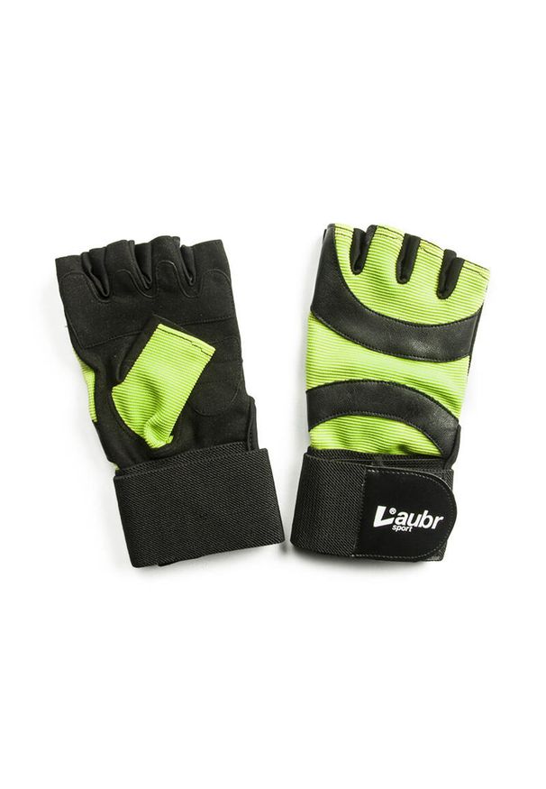 FIVE GLOVES - LABR Rękawice Fitness M — chwyt i ochrona. Kolor: wielokolorowy, żółty, zielony, czarny, pomarańczowy. Sport: fitness