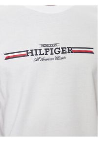 TOMMY HILFIGER - Tommy Hilfiger T-Shirt MW0MW36480 Biały Regular Fit. Kolor: biały. Materiał: bawełna #3