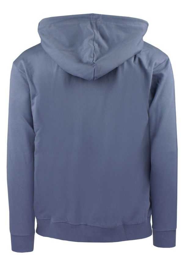 Wygodna Bluza Bawełniana - Pako Jeans - Szaro-Niebieska z Kapturem. Typ kołnierza: kaptur. Kolor: niebieski. Materiał: bawełna. Styl: klasyczny