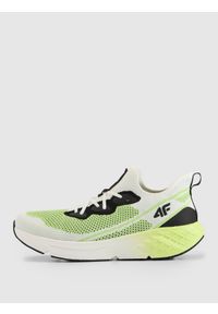 4f - 4F Niskie sneakersy wsuwane VELOCORE 2.0 męskie - białe 44. Okazja: na co dzień. Zapięcie: bez zapięcia. Kolor: biały. Materiał: dzianina, guma. Szerokość cholewki: normalna #1