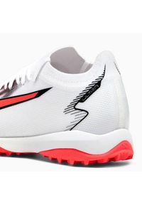 Buty piłkarskie Puma Ultra Match Tt M 107521-01 białe. Zapięcie: sznurówki. Kolor: biały. Materiał: dzianina, syntetyk, guma. Szerokość cholewki: normalna. Sport: piłka nożna