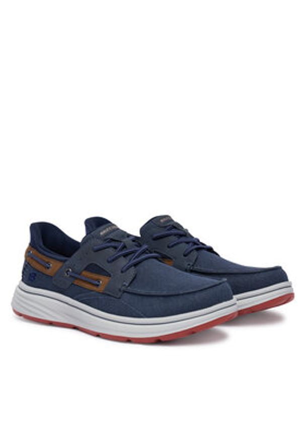 skechers - Skechers Półbuty 205599/NVY Niebieski. Kolor: niebieski. Materiał: materiał