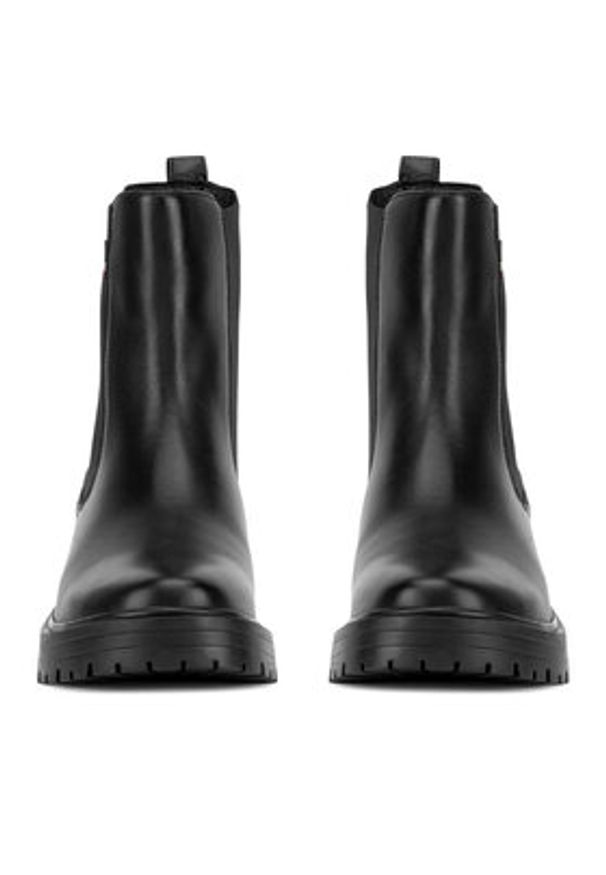 U.S. Polo Assn. Sztyblety MAGDA002W/DLE1 Czarny. Kolor: czarny. Materiał: skóra