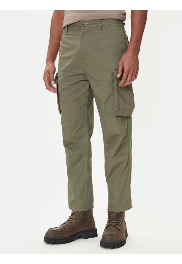 Napapijri Spodnie materiałowe M-Tures NP0A88SW Zielony Regular Fit. Kolor: zielony. Materiał: bawełna
