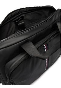 TOMMY HILFIGER - Tommy Hilfiger Torba na laptopa AM0AM12728 Czarny. Kolor: czarny. Materiał: skóra #3