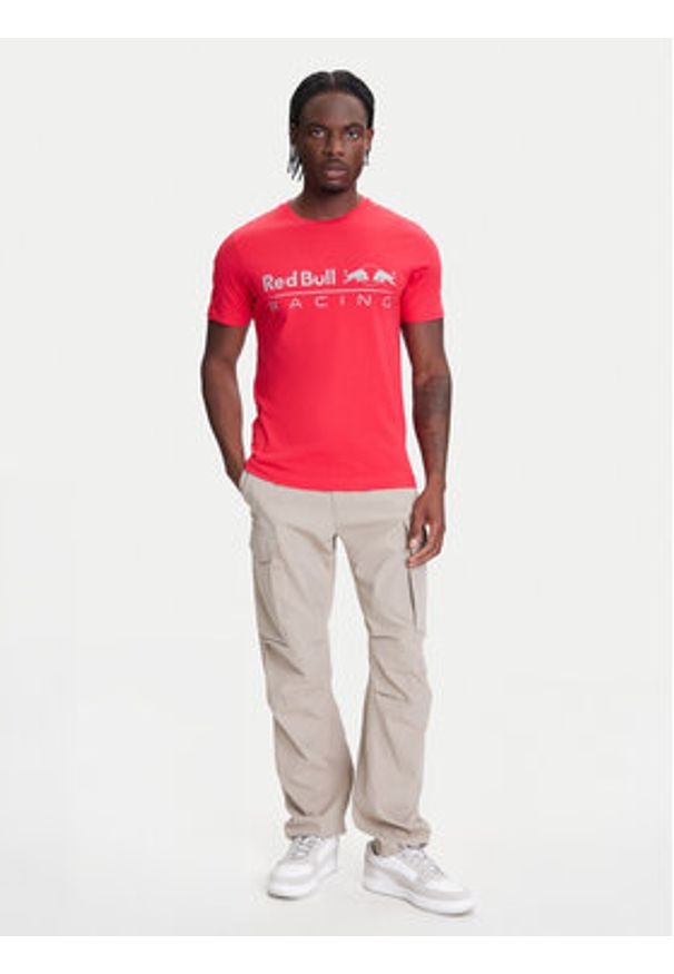 Pepe Jeans T-Shirt Red Bull Racing Logo RM500016 Czerwony Regular Fit. Kolor: czerwony. Materiał: bawełna