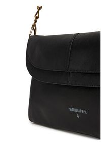 Patrizia Pepe Torebka 8B0286/L162-ccK103 Czarny. Kolor: czarny. Materiał: skórzane