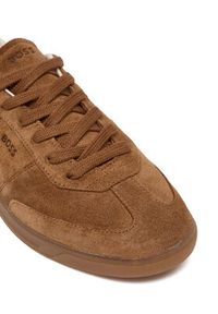BOSS Sneakersy Brenta 50536645 Brązowy. Kolor: brązowy. Materiał: skóra, zamsz #2