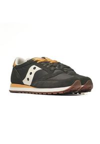 Buty do chodzenia męskie Saucony Jazz Original Men. Kolor: czarny, zielony, wielokolorowy. Materiał: skóra. Szerokość cholewki: normalna. Sport: turystyka piesza