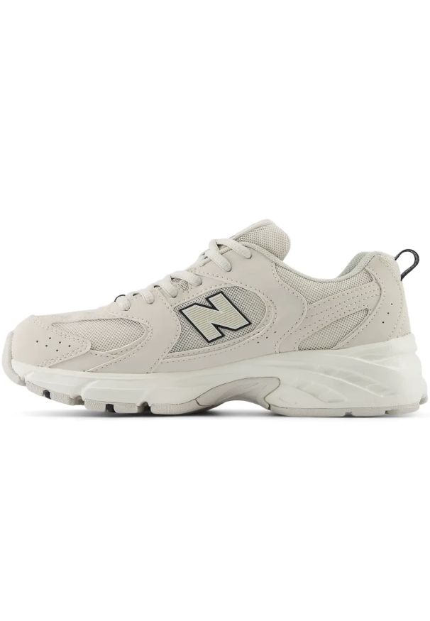 New Balance - NEW BALANCE 530 GR530SC1 Sneakersy damskie. Kolor: beżowy. Materiał: materiał, guma, jeans