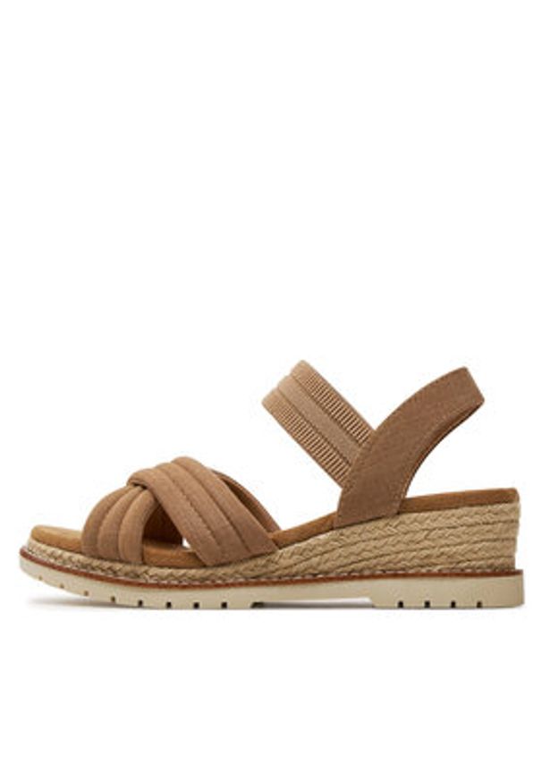 skechers - Skechers Espadryle Desert Chill-Sweet Crossing 114685/TAN Brązowy. Kolor: brązowy. Materiał: materiał