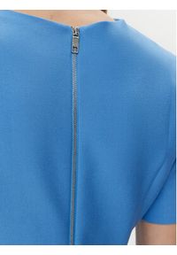 BOSS Sukienka codzienna Damaisa 50490044 Niebieski Slim Fit. Okazja: na co dzień. Kolor: niebieski. Materiał: wiskoza. Typ sukienki: proste. Styl: casual #4