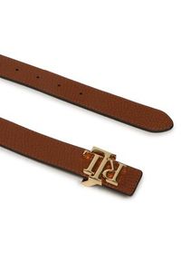 Lauren Ralph Lauren Pasek Damski 412912039002 Brązowy. Kolor: brązowy. Materiał: skóra #5