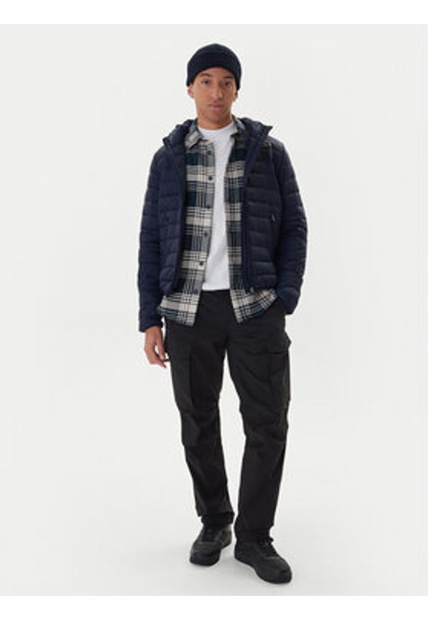 Kappa Kurtka przejściowa Logo Astrom 34243TW Granatowy Regular Fit. Kolor: niebieski. Materiał: syntetyk