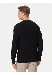 Calvin Klein Sweter LV04LF304G Czarny Regular Fit. Kolor: czarny. Materiał: bawełna #4
