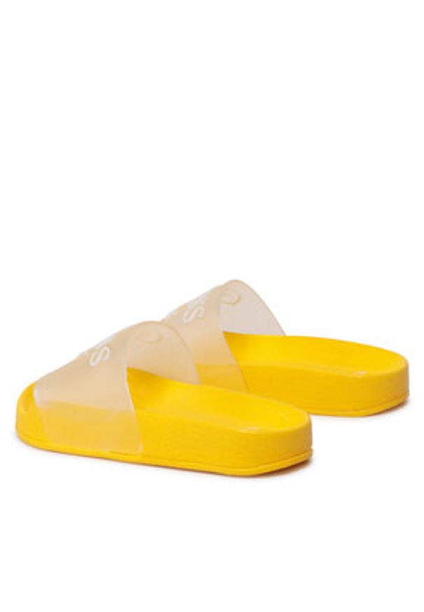 Guess Klapki Dina FI6DIN ELE19 Żółty. Kolor: żółty. Materiał: syntetyk