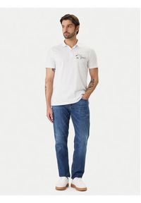 Guess Polo F6GP01 K8FQ4 Biały Regular Fit. Typ kołnierza: polo. Kolor: biały. Materiał: bawełna #3