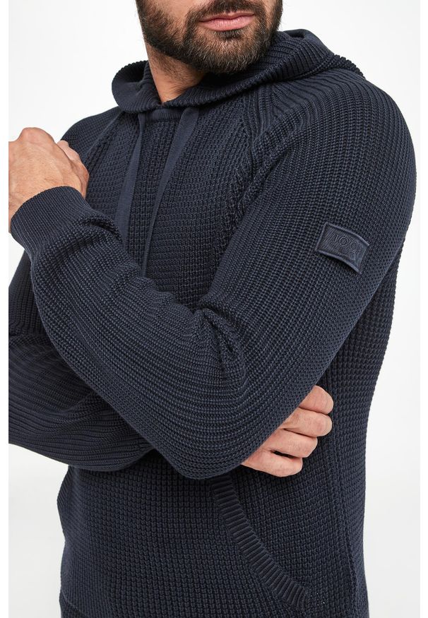 JOOP! Jeans - Sweter męski z kapturem Harri JOOP! JEANS. Typ kołnierza: kaptur