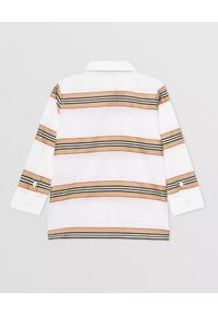 BURBERRY CHILDREN - Bawełniana koszula w paski 0-2 lat. Kolor: biały. Materiał: bawełna. Długość rękawa: długi rękaw. Długość: długie. Wzór: paski. Sezon: lato #2