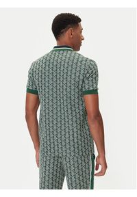 Lacoste Polo DH1417 Zielony Regular Fit. Typ kołnierza: polo. Kolor: zielony. Materiał: bawełna #8