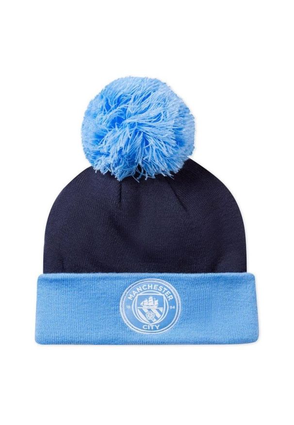 Puma Czapka Mcfc Ess Pom Pom 02561303. Kolor: niebieski