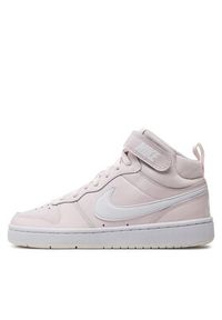 Nike Sneakersy Court Borough Mid 2 (GS) CD7782 601 Różowy. Kolor: różowy. Materiał: skóra. Model: Nike Court