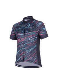 MADANI - Koszulka rowerowa męska madani. Kolor: niebieski, wielokolorowy, czarny, czerwony #1