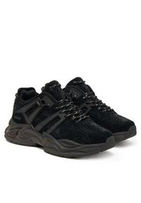 Guess Sneakersy FLPBLL SUE12 Czarny. Kolor: czarny. Materiał: zamsz, skóra