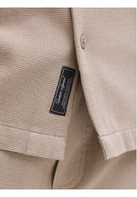 Jack & Jones Koszula Global 12295551 Beżowy Relaxed Fit. Kolor: beżowy. Materiał: bawełna #5