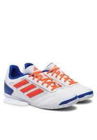 Adidas - adidas Buty do piłki nożnej Super Sala II Indoor IG8757 Biały. Kolor: biały. Materiał: skóra