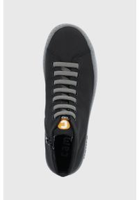 Camper - Buty Peu Touring. Nosek buta: okrągły. Kolor: czarny. Materiał: guma. Szerokość cholewki: normalna #2