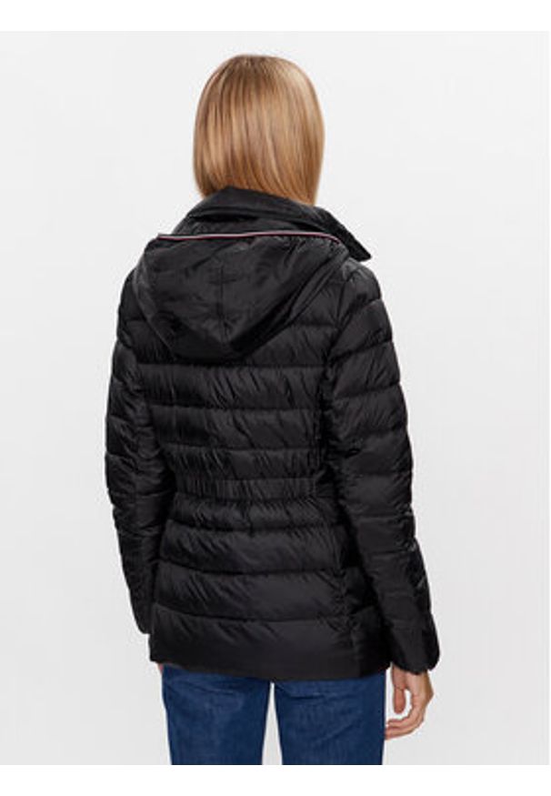 TOMMY HILFIGER - Tommy Hilfiger Kurtka przejściowa WW0WW39581 Czarny Regular Fit. Kolor: czarny. Materiał: syntetyk
