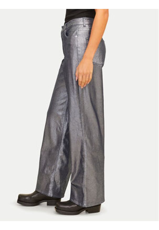JJXX Jeansy Tokyo 12264457 Srebrny Wide Leg. Kolor: srebrny