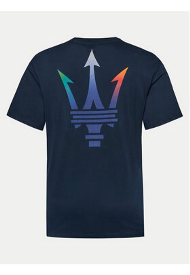 North Sails T-Shirt 453024 Granatowy Regular Fit. Kolor: niebieski. Materiał: bawełna