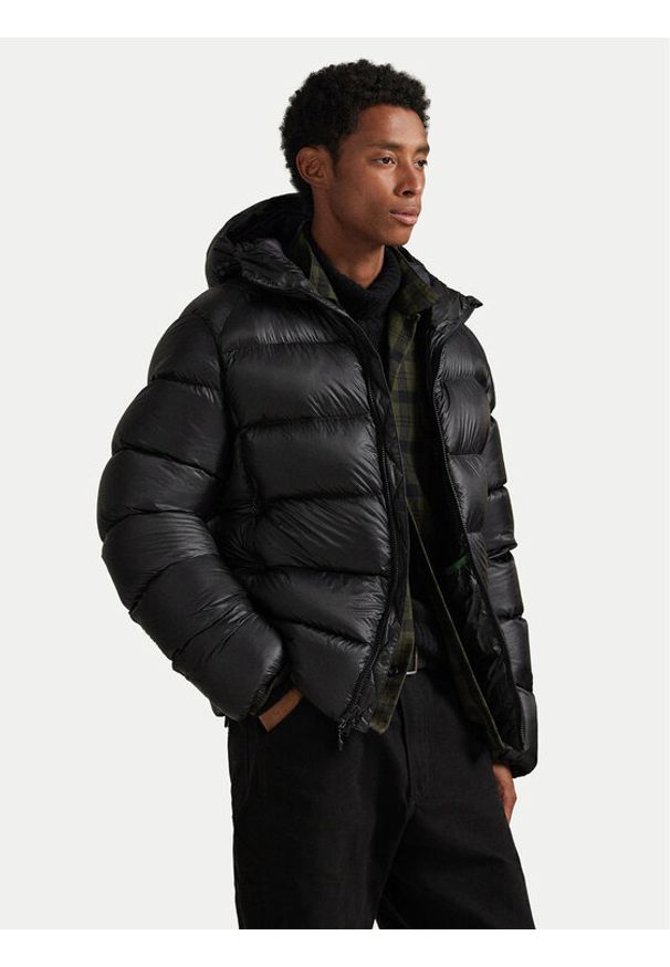 Polo Ralph Lauren Kurtka puchowa 710968113002 Czarny Regular Fit. Typ kołnierza: polo. Kolor: czarny. Materiał: syntetyk