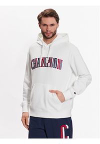 Champion Bluza Bookstore 218508 Biały Regular Fit. Kolor: biały. Materiał: bawełna