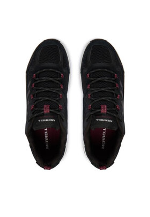 Merrell Sneakersy Speed Strike 2 J007401 Czarny. Kolor: czarny. Materiał: materiał