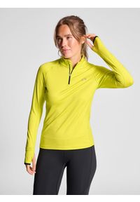 NewLine - Bluza damska 1/2 zip Newline Nwllakewood. Kolor: zielony