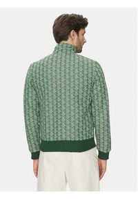 Lacoste Bluza SH1368 Zielony Regular Fit. Kolor: zielony. Materiał: bawełna, syntetyk #3