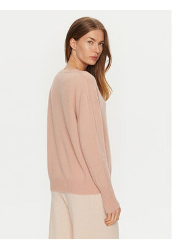 ViCOLO Sweter 77034S Różowy Regular Fit. Kolor: różowy. Materiał: kaszmir