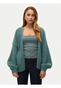 Vero Moda Kardigan Maybe 10273101 Zielony Oversize. Kolor: zielony. Materiał: syntetyk