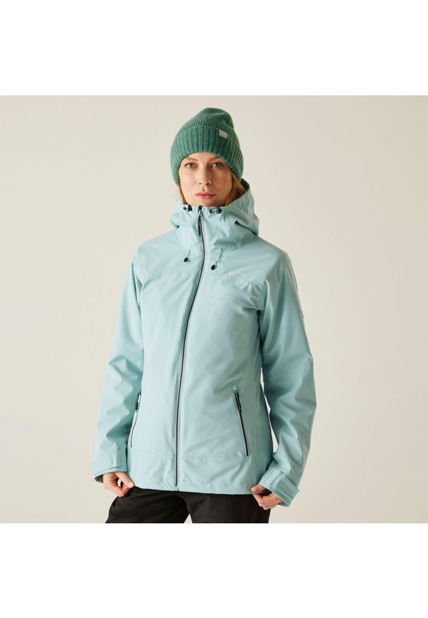 Regatta - Kurtka damska 3 w 1 Wentwood. Kolor: zielony. Materiał: tkanina, puch. Sport: turystyka piesza