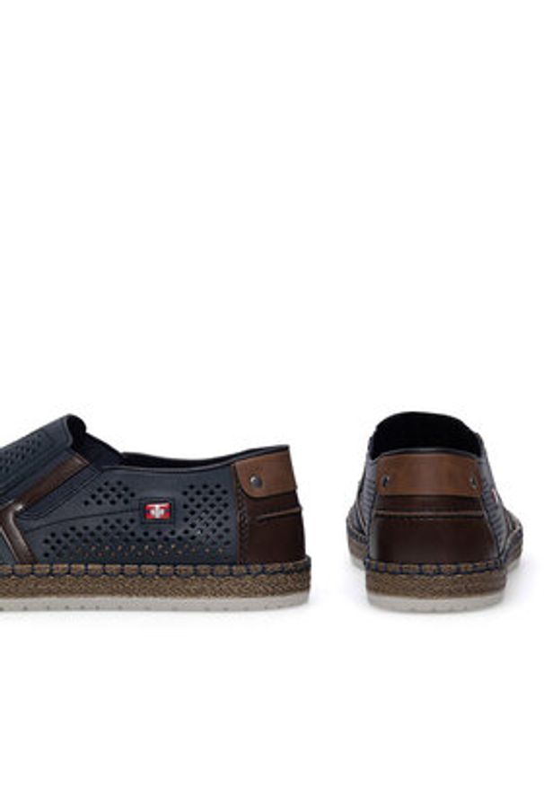 Rieker Tenisówki B5297-14 Granatowy. Kolor: niebieski. Materiał: skóra