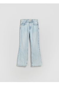Reserved - Jeansy bootcut - niebieski. Kolor: niebieski